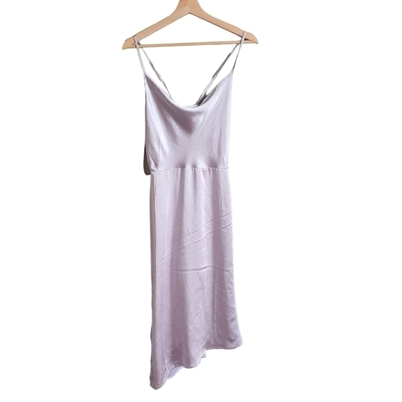 NEW Wild Honey Violet Grey Slip Midi Dress Size Small - Picture 1 of 6